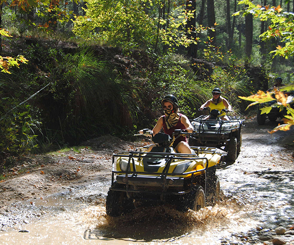 Buggy oder Quad Safari und Flussrafting Tour ab Manavgat (Side)