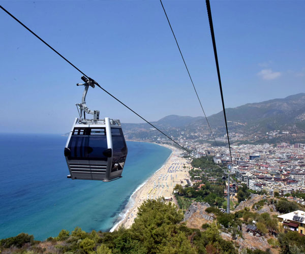 Alanya Stadt und Seilbahntour