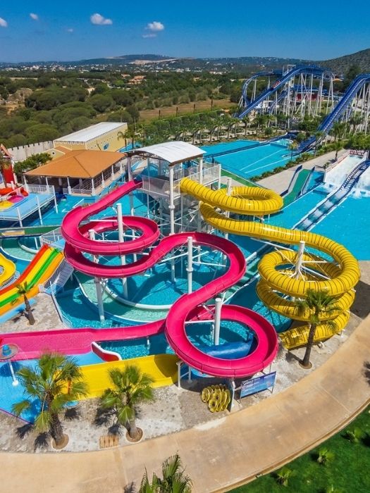 Antalya Waterhill Aquapark mit Delfin- und Walshow