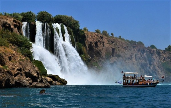 Bootstour zum Unterer Düden-Wasserfall von Belek