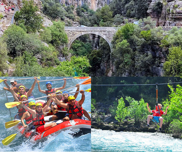 Canyoning-Zipline-Rafting-Tour ab Alanya